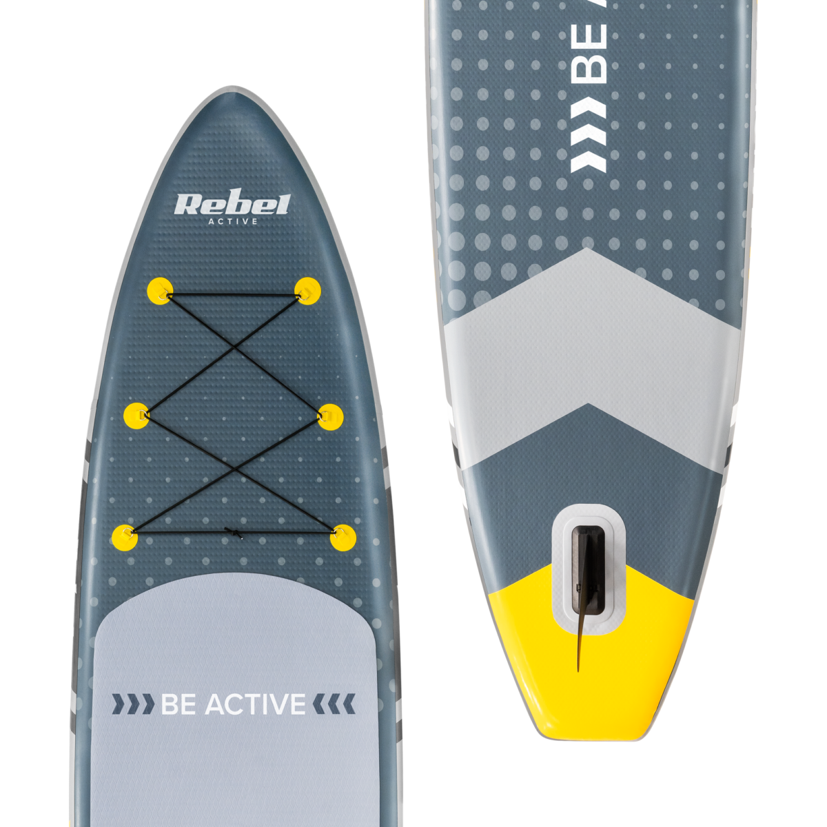 Надувна SUP-дошка для серфінгу REBEL ACTIVE РБА-4500 350х81см навантаження до 154кг - Зображення 3