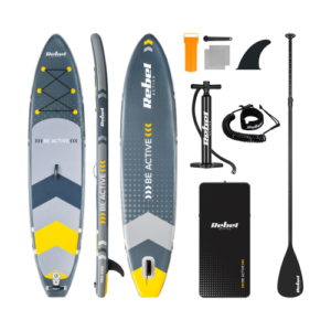 Надувна SUP-дошка для серфінгу REBEL ACTIVE РБА-4500 350х81см навантаження до 154кг