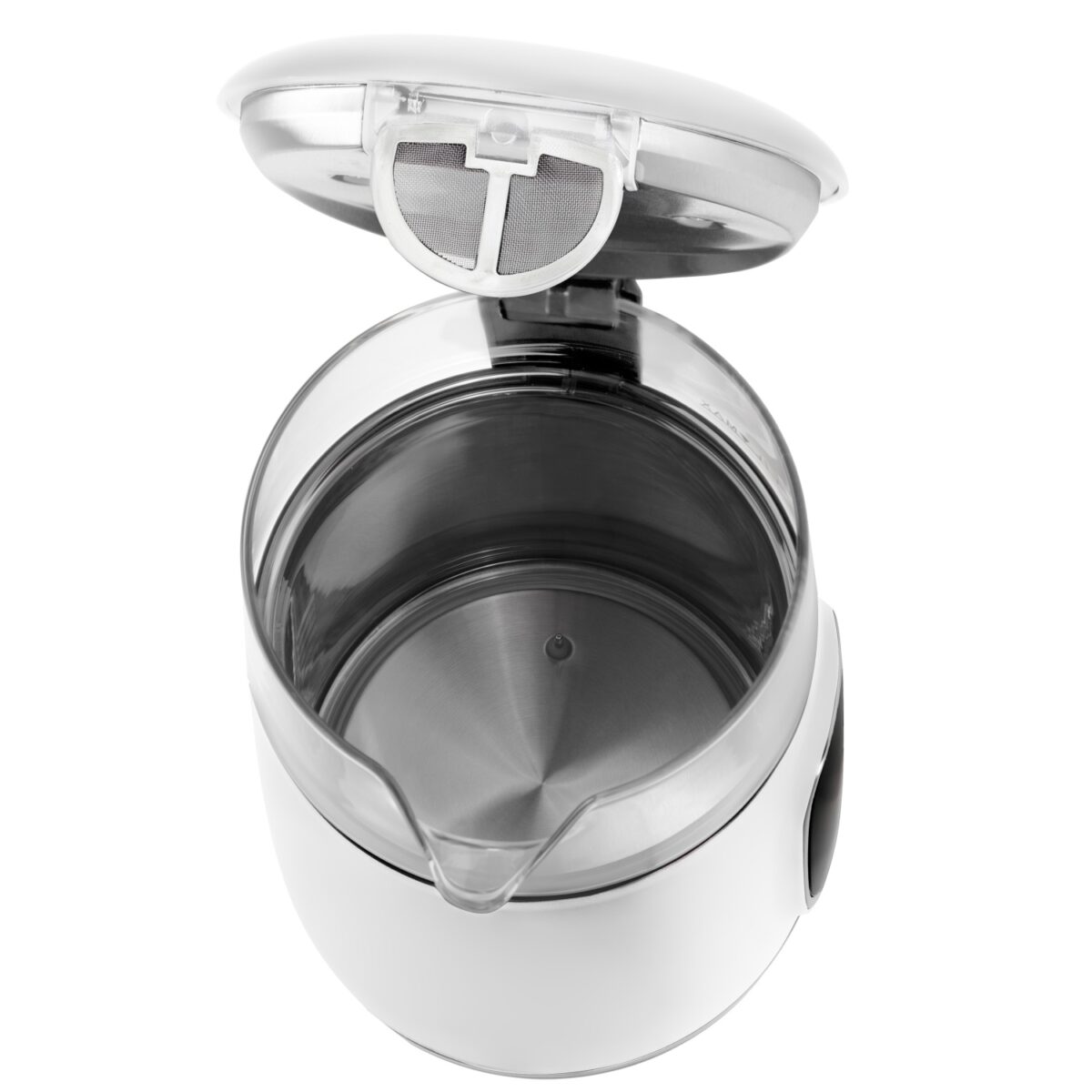 Чайник електричний Adler AD 1305 white silver LED 1,7L