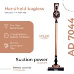 Безпровідний ручний пилосос Adler AD 7044 2200mAh 120Вт – 250Вт