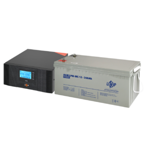 Комплект резервного живлення ДБЖ LogicPower LP + мультигелева батарея (UPS B1500 + АКБ MG 2400W)