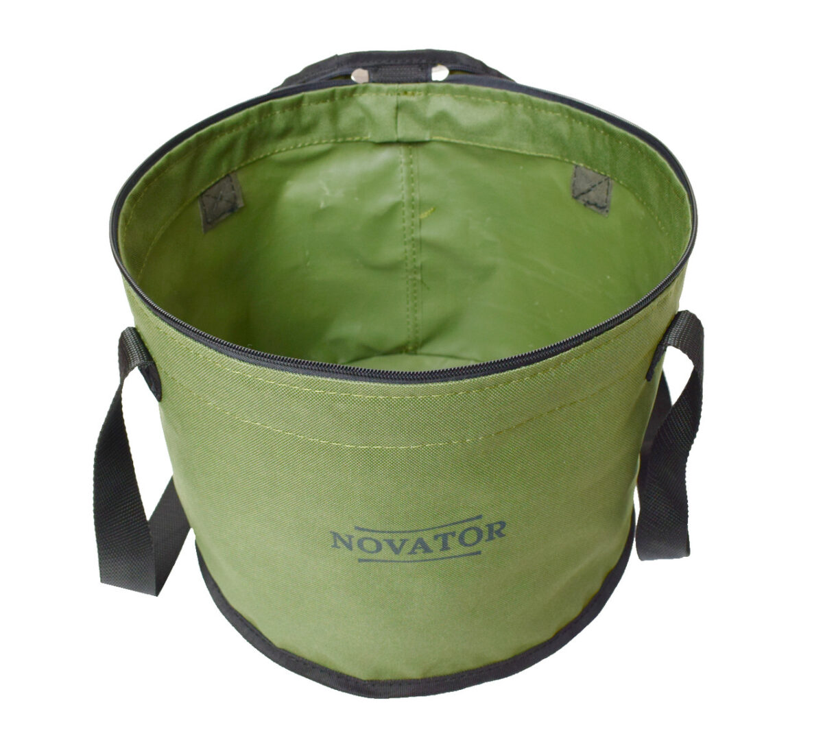 Відро для прикормки з кришкою на рибалку Novator VD-2 (30x23 см) - Зображення 5