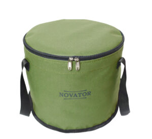 Відро для прикормки з кришкою на рибалку Novator VD-2 (30x23 см)