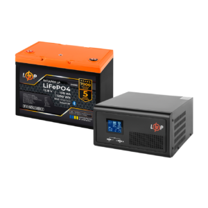 Комплект резервного живлення LogicPower B1500 + літієва (LiFePO4) батарея 1280Wh