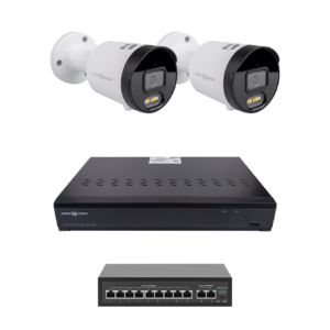 Комплект відеоспостереження на 2 камери GreenVision GV-IP-K-W102/2 4MP (Ultra AI)
