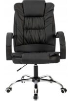 Елегантне і зручне офісне крісло CERLO чорне - Зображення 3