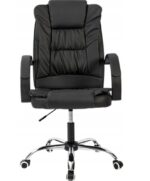 Елегантне і зручне офісне крісло CERLO чорне - Зображення 4