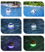 Плаваюча світлодіодна Bluetooth колонка для басейну Bestway 58700 із якісним звуком та яскравим підсвічуванням - Зображення 4