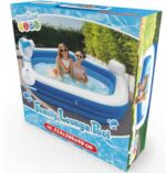 Дитячий надувний басейн Creative Kids 47612 213x206x60 см із сидіннями і подушками - Зображення 4