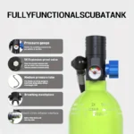 Балон для дайвінгу LOONGYU S400PLUS 1л забезпечує автономність від 15 до 25 хвилин - Зображення 5
