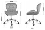 Крісло Офісне Lugano VASTO OFFICE VELVET BEIGE - Зображення 4