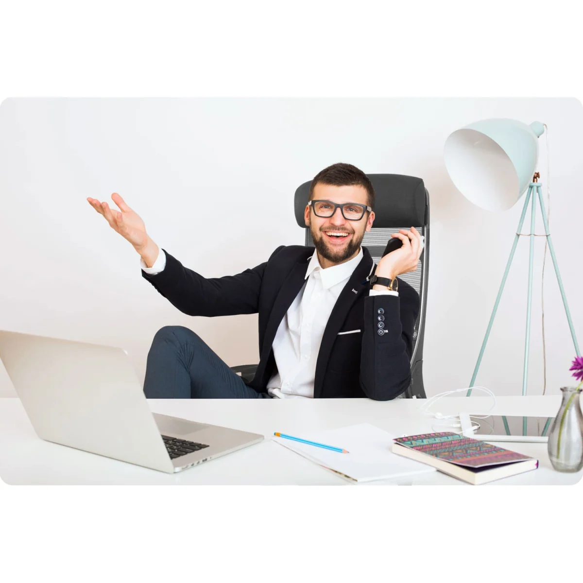 Офісне крісло з мікросітки Sofotel Brema чорне - Зображення 14