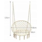 Підвісне бразилійське крісло гамак Bonro B-092 бежеве - Зображення 5