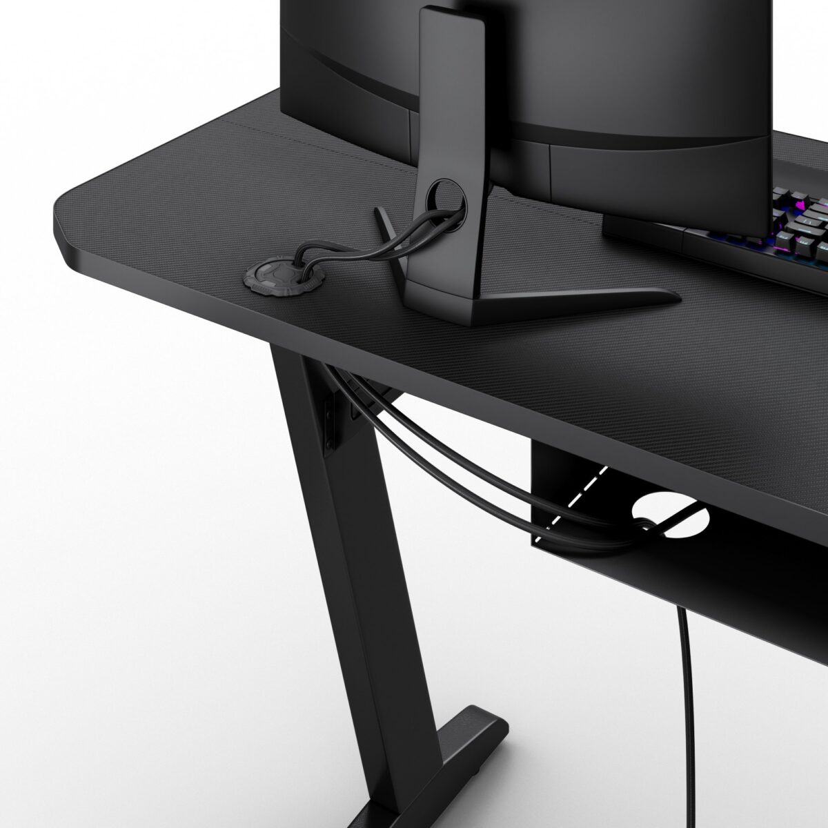 Ігровий комп'ютерний геймерський стіл SENSE7 Nomad Basic 140x60 см - Зображення 7