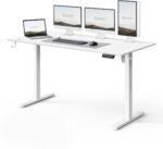 Геймерський комп'ютерний стіл SENSE7 Nojo LIGHT 140 см x 70 см Білий