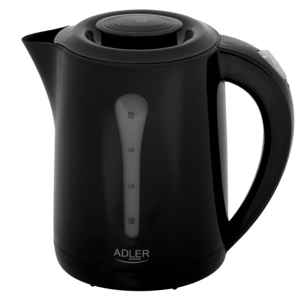 Чайник Adler AD 1244 360° 2.5л 2200Вт Чорний