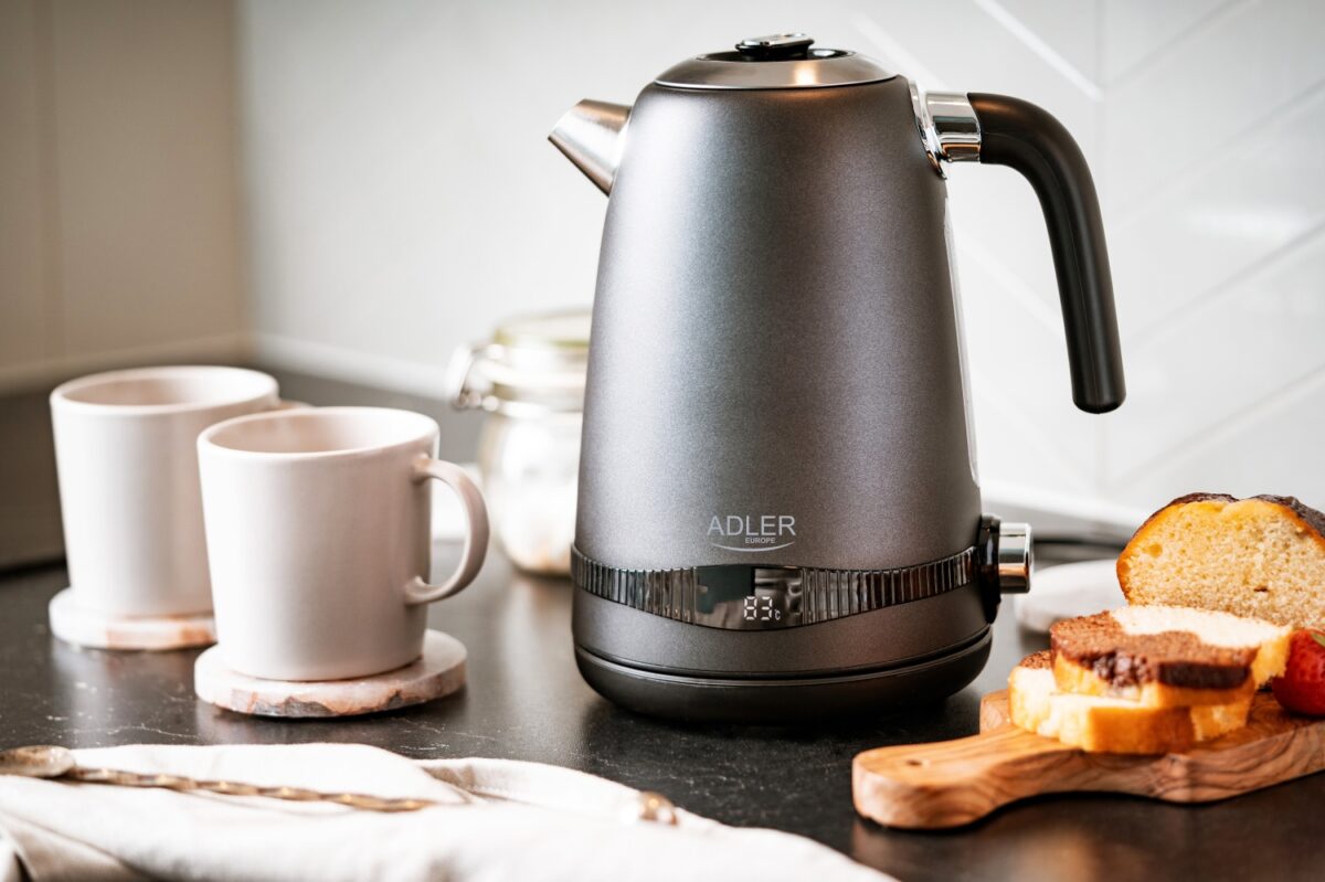 Чайник з регулятором температури Adler AD 1295 1.7л 2200Вт 40-100°C Сірий - Зображення 13