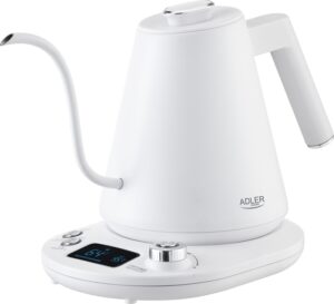 Чайник електричний з регулятором Adler AD 1349 white 1L LED