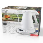 Чайник електричний з регулятором Adler AD 1349 white 1L LED