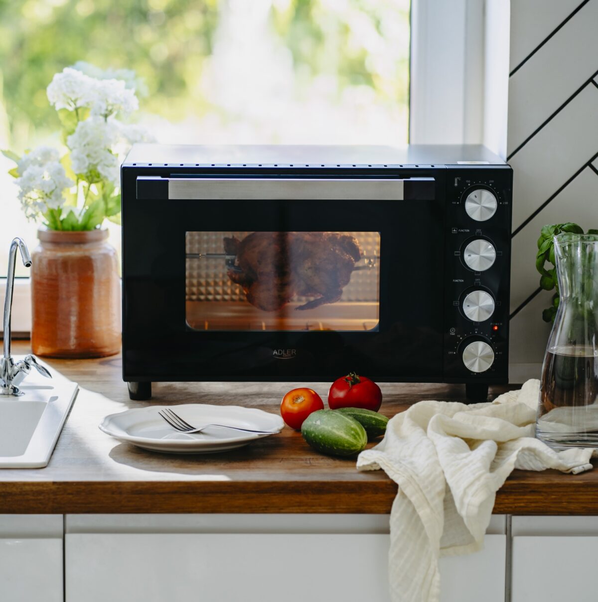 Духовка Adler AD 6031 100–230°C 1800 Вт 30л