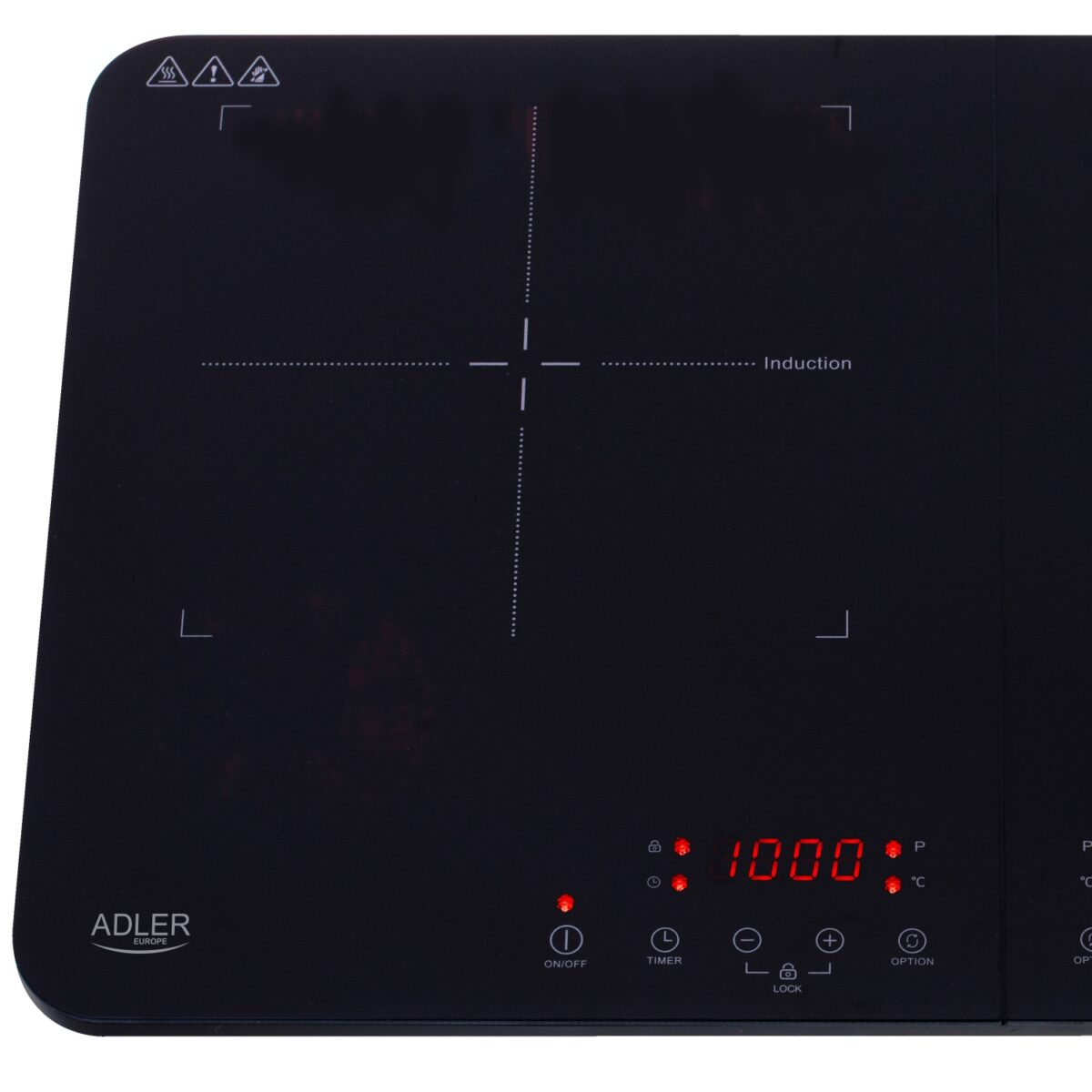 Плита індукційна двоконфоркова Adler AD 6516 60°-240°C 220-240В 3500Вт