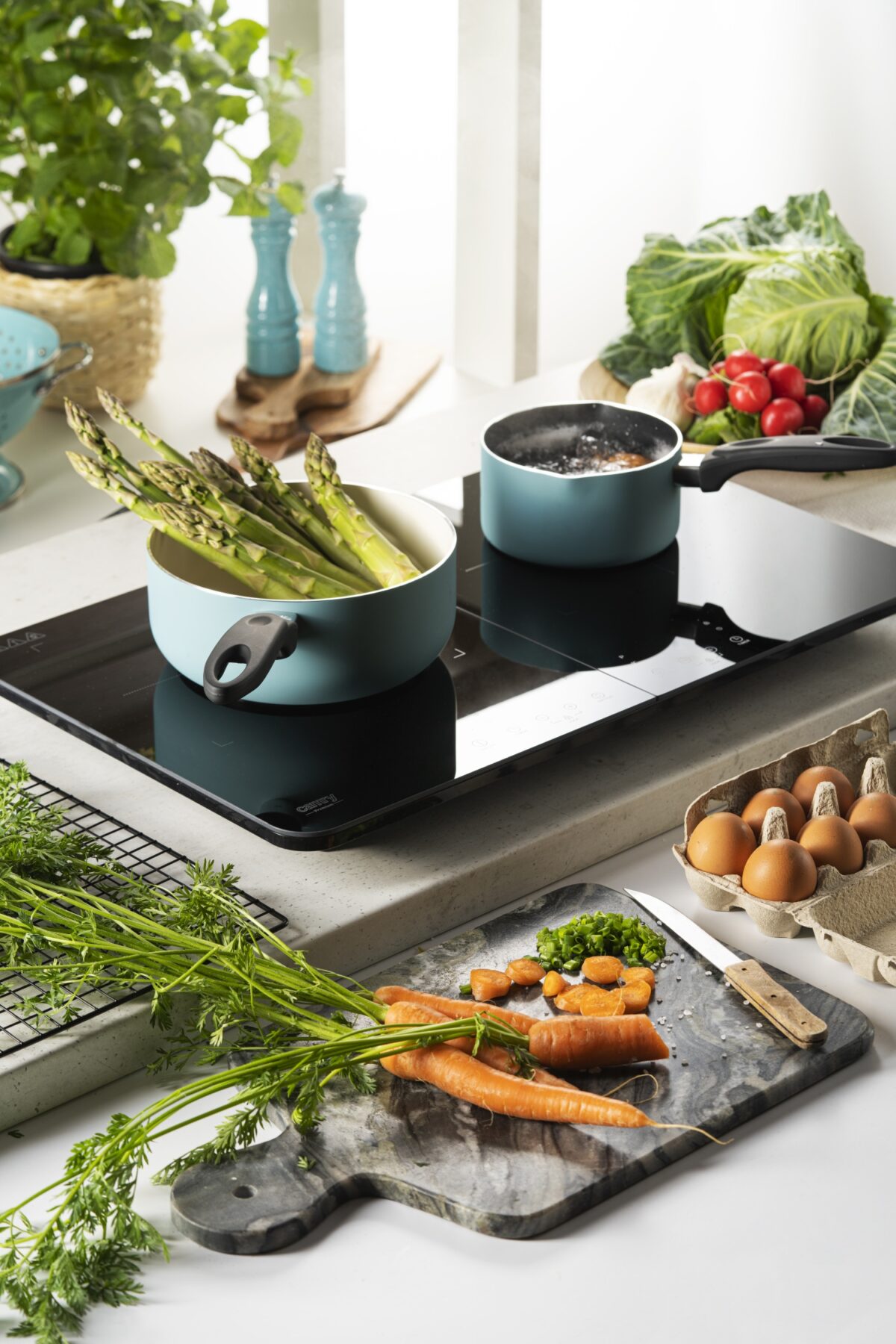 Плита індукційна двоконфоркова Adler AD 6516 60°-240°C 220-240В 3500Вт