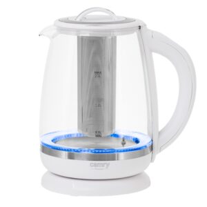 Чайник Camry CR 1290 2L white з варильним блоком та регулятором температури