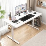 Електричний підйомний стіл MuvuHome Rebiko Білий 160 см МОДЕРН 72-118см.Зручність та стиль для вашого робочого простору - Зображення 4