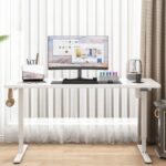 Електричний підйомний стіл MuvuHome Rebiko Білий 160 см МОДЕРН 72-118см.Зручність та стиль для вашого робочого простору - Зображення 5