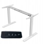 Електричний підйомний стіл MuvuHome Rebiko Білий 160 см МОДЕРН 72-118см.Зручність та стиль для вашого робочого простору - Зображення 8