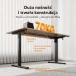 Геймерський комп'ютерний стіл SENSE7 Nojo LIGHT 140см x 70см Wenge - Зображення 4