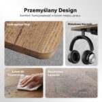 Геймерський комп'ютерний стіл SENSE7 Nojo LIGHT 140см x 70см Wenge - Зображення 6