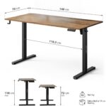 Геймерський комп'ютерний стіл SENSE7 Nojo LIGHT 140см x 70см Wenge - Зображення 8