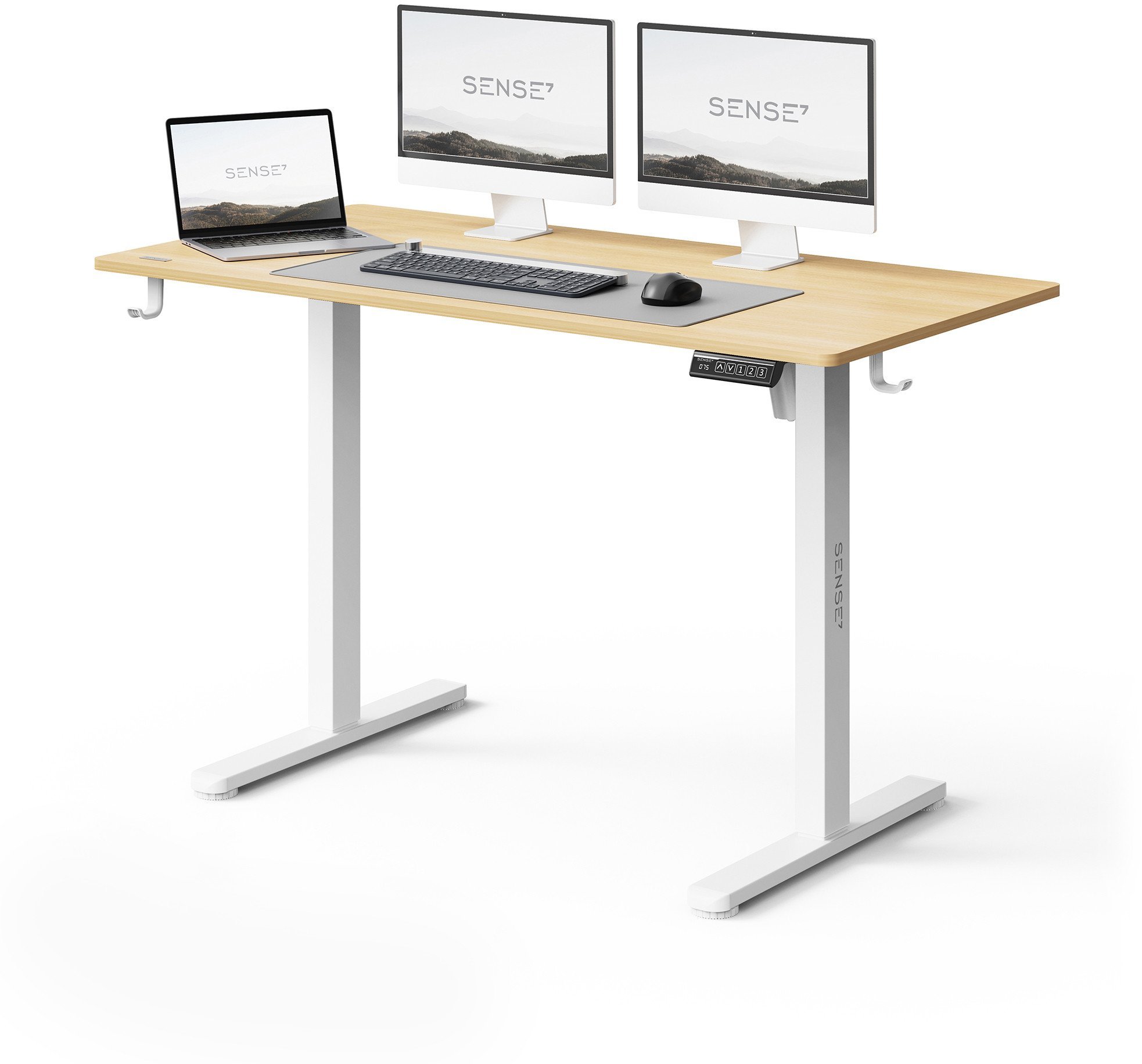 14490996_0_f Геймерський комп'ютерний стіл SENSE7 Nojo LIGHT 120см x 60см white vs pine