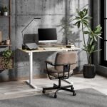 Геймерський комп'ютерний стіл SENSE7 Nojo LIGHT 120см x 60см white vs pine - Зображення 2