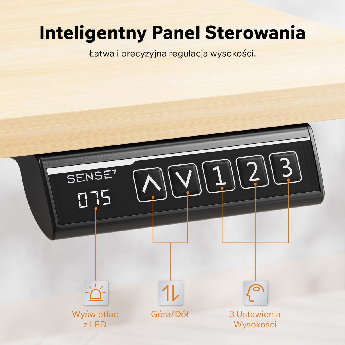 14490996_4_f Геймерський комп'ютерний стіл SENSE7 Nojo LIGHT 120см x 60см white vs pine - Зображення 5