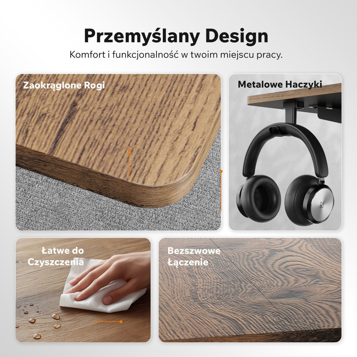 14491002_7_f Геймерський комп'ютерний стіл SENSE7 Nojo LIGHT 120см x 60см Wenge - Зображення 6