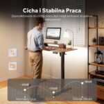 Геймерський комп'ютерний стіл SENSE7 Nojo LIGHT 120см x 60см Wenge - Зображення 7