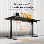 Геймерський комп'ютерний стіл SENSE7 Nojo LIGHT 140см x 70см Black - Зображення 4