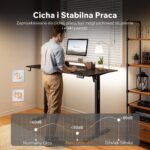 Геймерський комп'ютерний стіл SENSE7 Nojo LIGHT 140см x 70см Black - Зображення 6