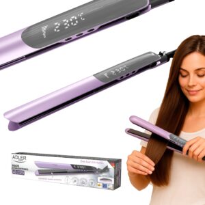 Керамічно-кератиновий випрамляч вирівнювач для волосся Adler AD 2329 LCD 54Вт 130°C - 230°C