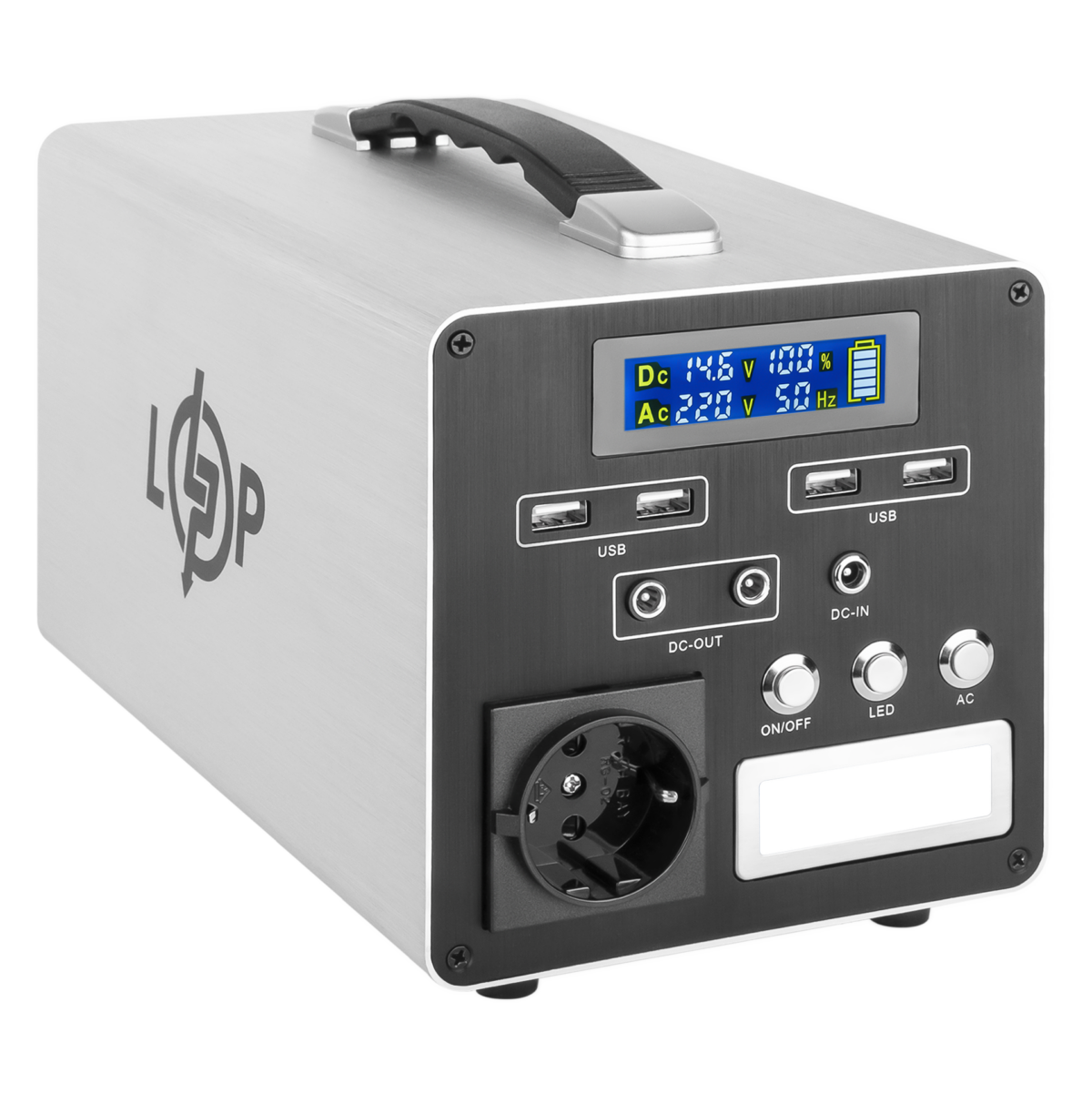 Багатофункціональна портативна зарядна станція LogicPower LP CHARGER MPPT 300 (300W 280Wh)