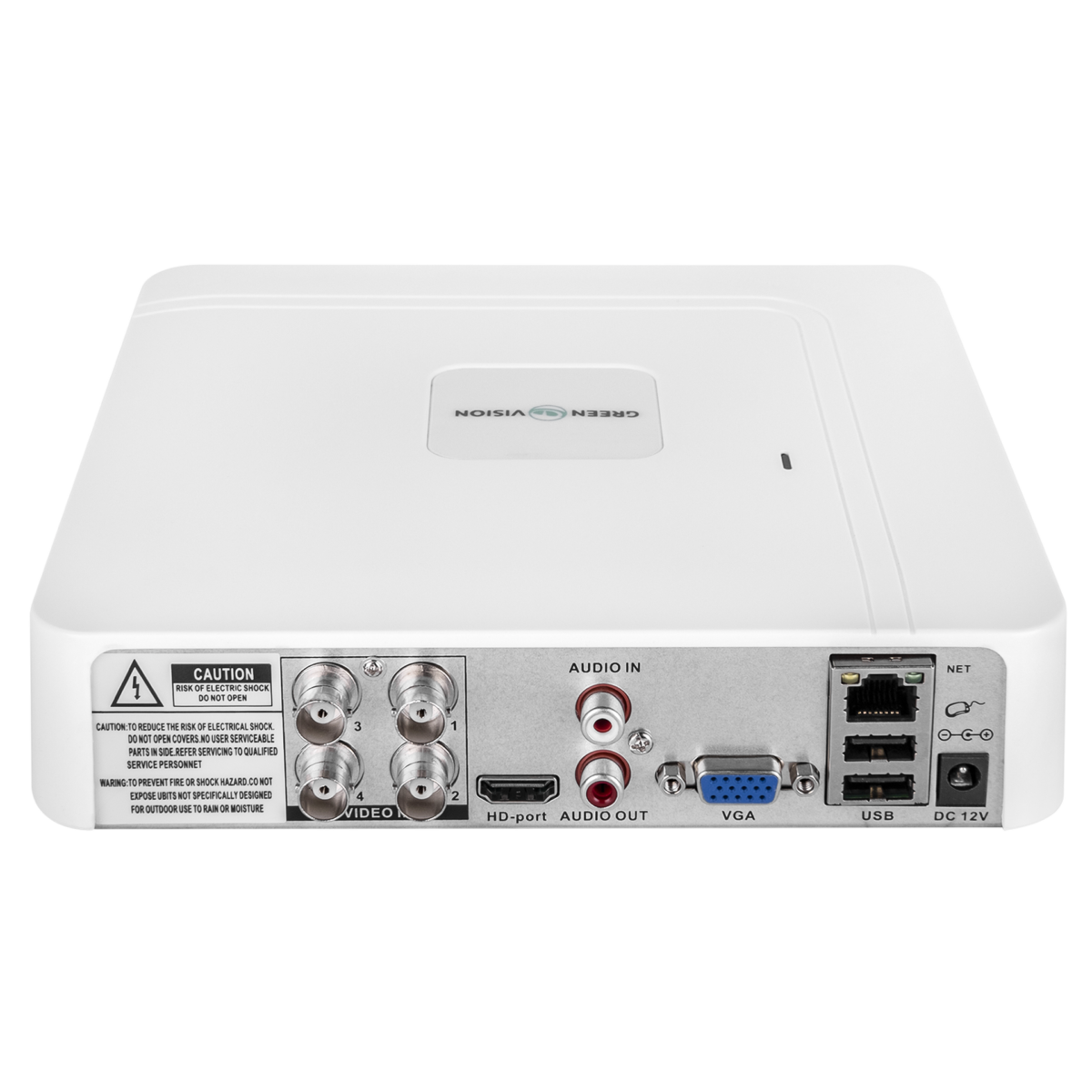 Гібридний відеореєстратор 4-канальний 8MP AHD GreenVision GV-A-S044/04 4K (Lite) - Зображення 4