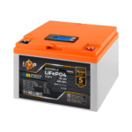 Акумулятор LogicPower LP LiFePO4 12.8V - 32 Ah (410Wh) (BMS 50А/25A) пластик LCD для ДБЖ