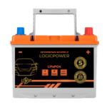 Автомобільний літієвий акумулятор LogicPower LP LiFePO4 12V - 50 Ah (+ праворуч) BMS 800А