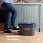 Набір для прибирання Vileda H2prO Spin Mop & Bucket System двокамерна технологія відра (178332)