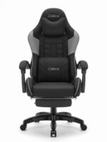 Ігрове комп'ютерне крісло Cabro C501 Чорно-сіре тканина - Зображення 2