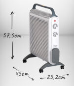 Конвекторний обігрівач Adler AD 7750 IP24 1000Вт - 2000Вт