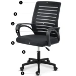 Офісне крісло з мікросітки Sofotel Iliana 242100