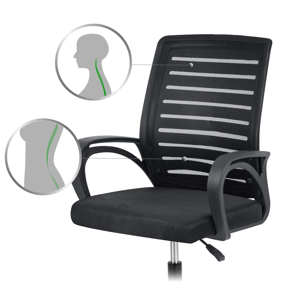 Офісне крісло з мікросітки Sofotel Iliana 242100